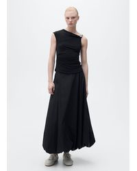Mango - Asymmetrical Top With Metallic Appliqué - Lyst
