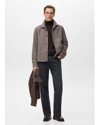 Mango - Regular Fit Flannel Overshirt - Lyst