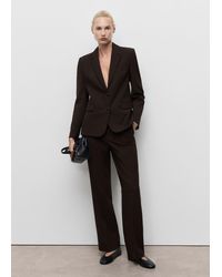Mango - Pinstripe Suit Jacket - Lyst