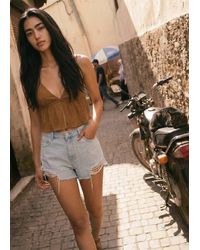 MANGO TEEN - Fluid Strapless Top - Lyst