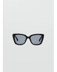 Mango - Squared Frame Sunglasses - Lyst