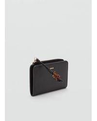 Mango - Small Beaded Purse - Lyst
