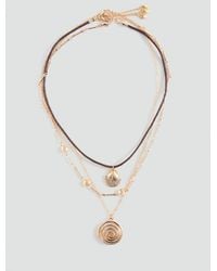 MANGO TEEN - Multichain Bead Necklace - Lyst