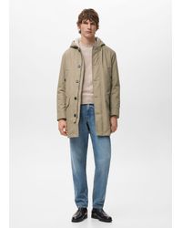Mango - Quilted Parka With Water-Repellent Hood - Lyst