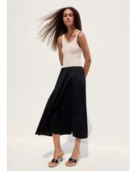Mango - Flared Cotton Skirt - Lyst