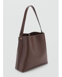 Mango - Bucket Bag With Metal Details - Lyst