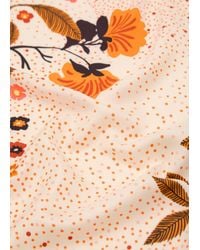Mango - Foulard Stampa Floreale Grezzo - Lyst