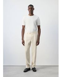 Mango - Regular Fit Trousers - Lyst