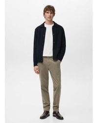 Mango - Corduroy Slim-Fit Trousers - Lyst