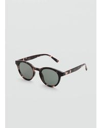 Mango - Round-Framed Sunglasses - Lyst
