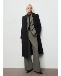 Mango - Pleated Straight-Leg Suit Trousers - Lyst