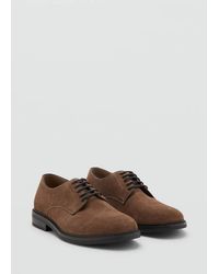 Mango - Leather Suit Shoes - Lyst