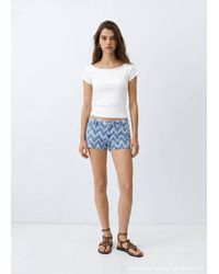 MANGO TEEN - Essential Cotton-Blend T-Shirt - Lyst