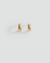MANGO TEEN - Wide Hoop Earrings - Lyst