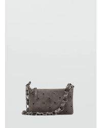 MANGO TEEN - Leather Shoulder Bag With Eyelets - Lyst