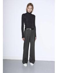 Mango - 100% Wool Turtleneck Sweater - Lyst