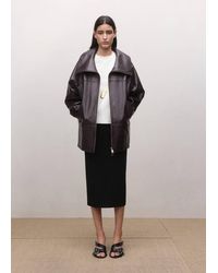 Mango - Wool-Blend Midi-Skirt - Lyst