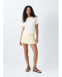 MANGO TEEN - Printed Cotton-Blend T-Shirt - Lyst