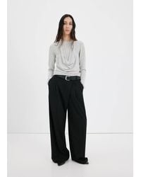 Mango - Combined-Design Sweater - Lyst
