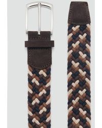 Mango - Braided Elastic Coloured Belt - Lyst