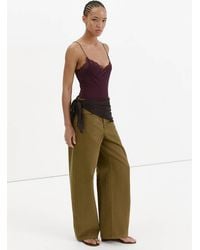 Mango - V-Neck Lace Body - Lyst
