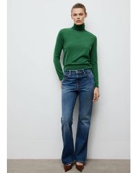 Mango - Turtleneck Knitted Sweater - Lyst