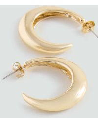 MANGO TEEN - Hoop Earrings - Lyst