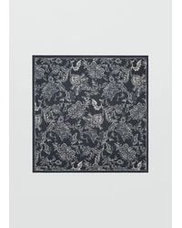 Mango - Printed Scarf - Lyst