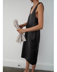 Mango - Leather Long Gloves - Lyst