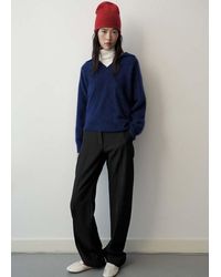 Mango - 100% Wool Polo-Neck Sweater - Lyst