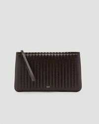 Mango - Pochette Intrecciata Cioccolato - Lyst