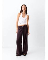 MANGO TEEN - Halter Top With Metallic Details - Lyst
