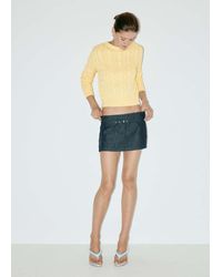 Mango - Braided Knitted Sweater - Lyst