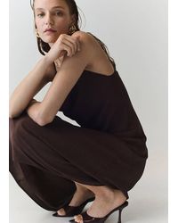 Mango - Patent Leather High-Heeled Sandals - Lyst