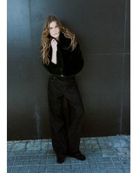 Mango - Low-Rise Barrel Jeans - Lyst