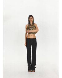 Mango - Low-Rise Jeans With Contrast Stitching - Lyst
