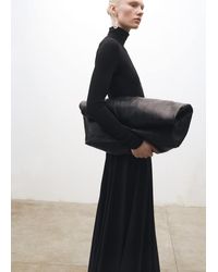 Mango - Patchwork Leather Shopper Bag - Lyst