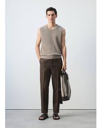 Mango - 100% Cotton Fine Jersey T-Shirt - Lyst