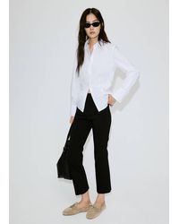 Mango - Slim-Fit Poplin Shirt - Lyst