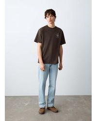 MANGO TEEN - Short-Sleeved Printed T-Shirt - Lyst