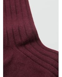 Mango - Rippsocken Aus Wollgemisch - Lyst