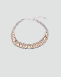 MANGO TEEN - Beaded Chain Necklace - Lyst