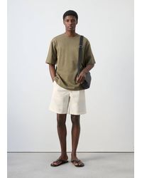 Mango - Relaxed Fit T-Shirt 260Gsm - Lyst