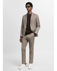 Mango - Super Slim-fit Suit Jacket In Stretch Fabric - Lyst