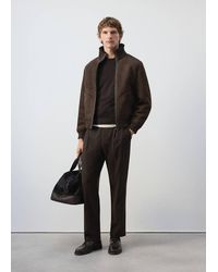 Mango - Double Face Jacket With Fleece Lining - Lyst