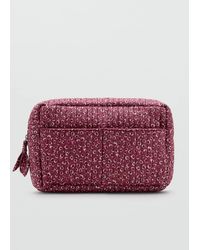 MANGO TEEN - Quilted Printed Toiletry Bag - Lyst