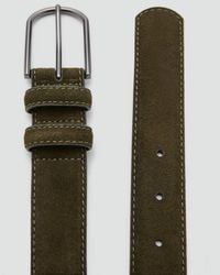 Mango - Suede Leather Belt - Lyst