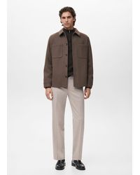 Mango - Fluid Regular-Fit Trousers - Lyst