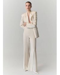 Mango - Straight-Fit Suit Trousers - Lyst