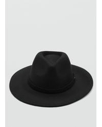 Mango - 100% Wool Hat - Lyst
